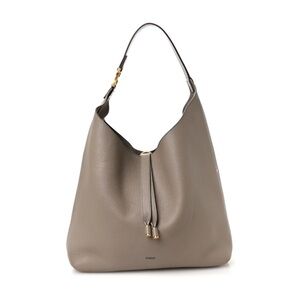 Chloe Taupe Leather Marcie  Hobo Bag